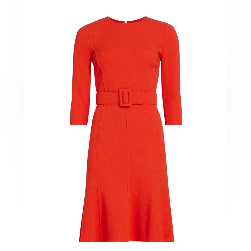 🌺🌺🌺🌺 Oscar de La Renta Belted Dress 🌺🌺🌺🌺